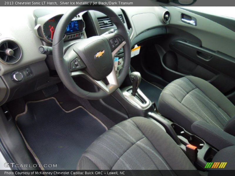 Jet Black/Dark Titanium Interior - 2013 Sonic LT Hatch 