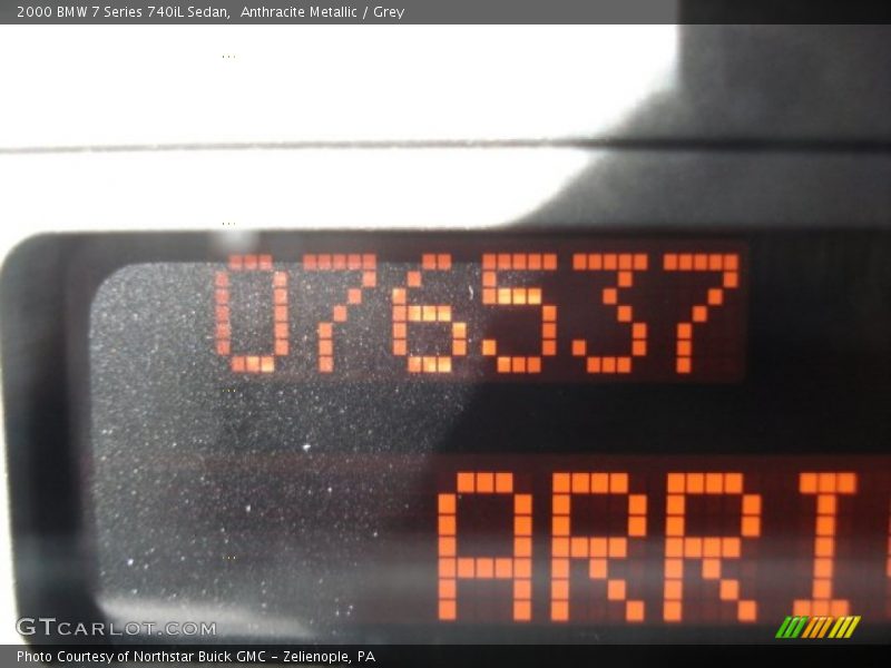 Anthracite Metallic / Grey 2000 BMW 7 Series 740iL Sedan