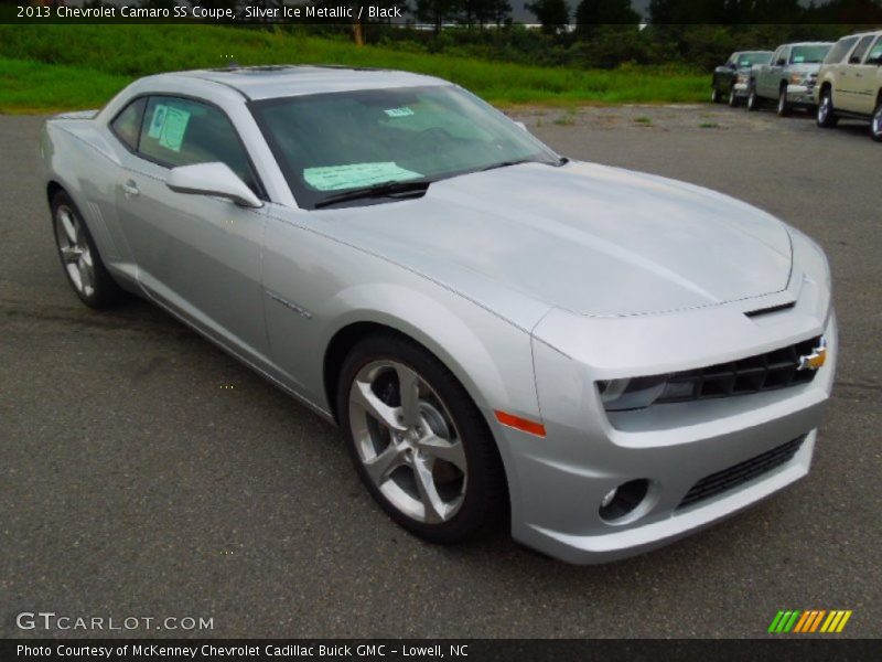 Silver Ice Metallic / Black 2013 Chevrolet Camaro SS Coupe