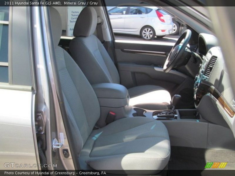 Mineral Gray / Gray 2011 Hyundai Santa Fe GLS AWD