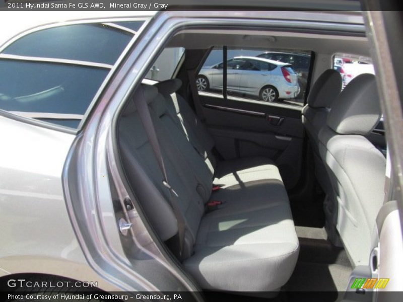 Mineral Gray / Gray 2011 Hyundai Santa Fe GLS AWD