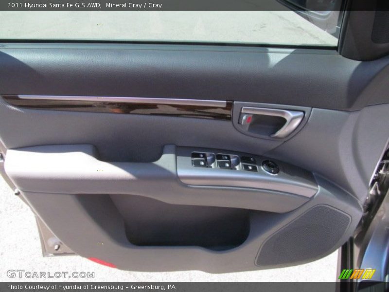 Mineral Gray / Gray 2011 Hyundai Santa Fe GLS AWD