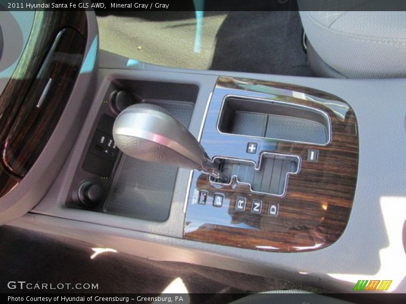 Mineral Gray / Gray 2011 Hyundai Santa Fe GLS AWD