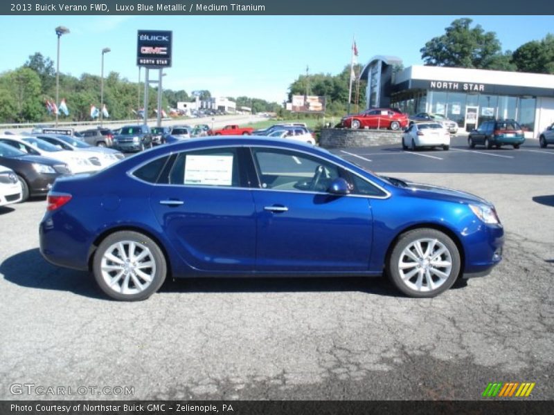 Luxo Blue Metallic / Medium Titanium 2013 Buick Verano FWD