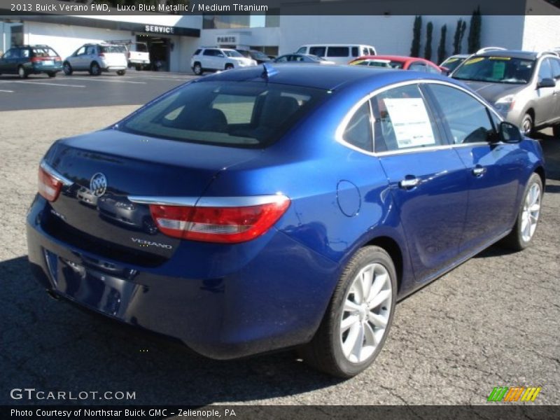 Luxo Blue Metallic / Medium Titanium 2013 Buick Verano FWD