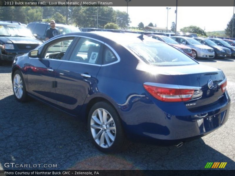 Luxo Blue Metallic / Medium Titanium 2013 Buick Verano FWD