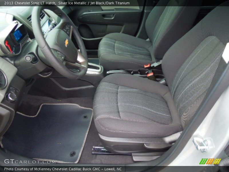 Silver Ice Metallic / Jet Black/Dark Titanium 2013 Chevrolet Sonic LT Hatch