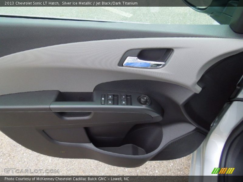 Silver Ice Metallic / Jet Black/Dark Titanium 2013 Chevrolet Sonic LT Hatch
