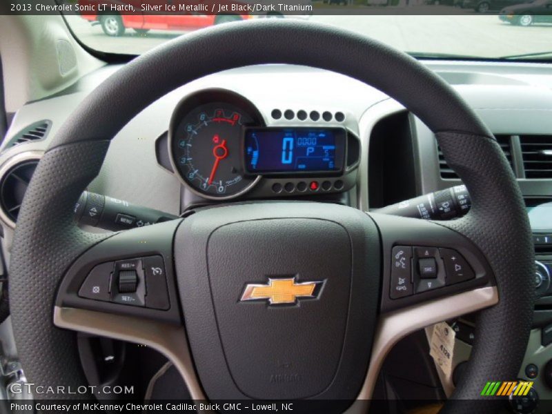 Silver Ice Metallic / Jet Black/Dark Titanium 2013 Chevrolet Sonic LT Hatch