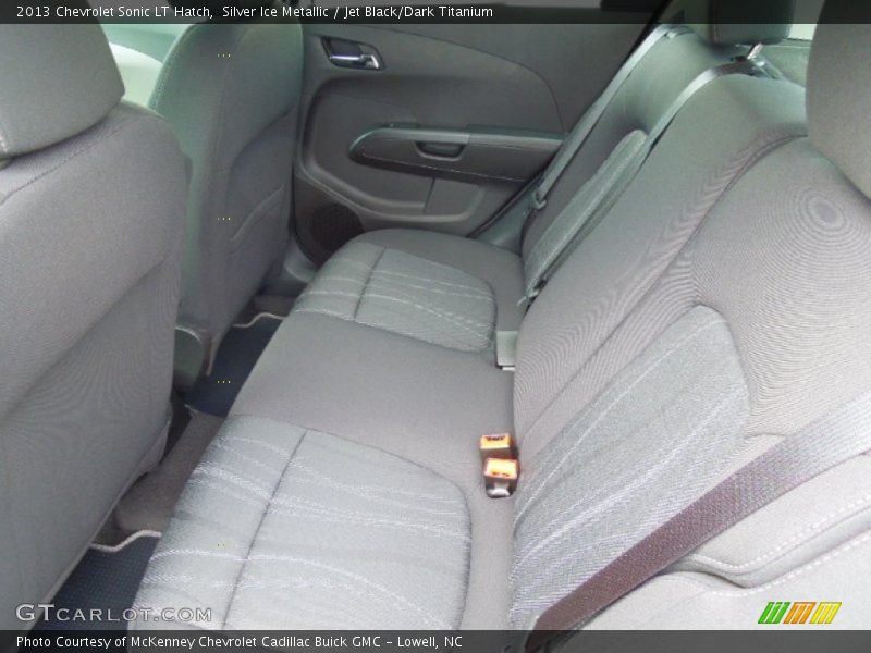 Silver Ice Metallic / Jet Black/Dark Titanium 2013 Chevrolet Sonic LT Hatch
