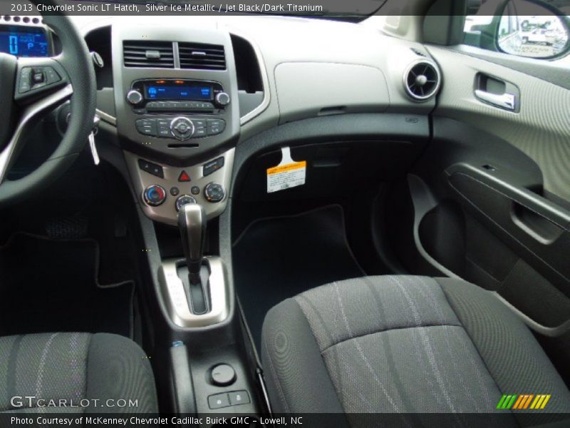 Silver Ice Metallic / Jet Black/Dark Titanium 2013 Chevrolet Sonic LT Hatch