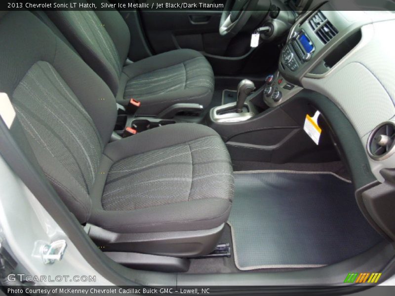 Silver Ice Metallic / Jet Black/Dark Titanium 2013 Chevrolet Sonic LT Hatch