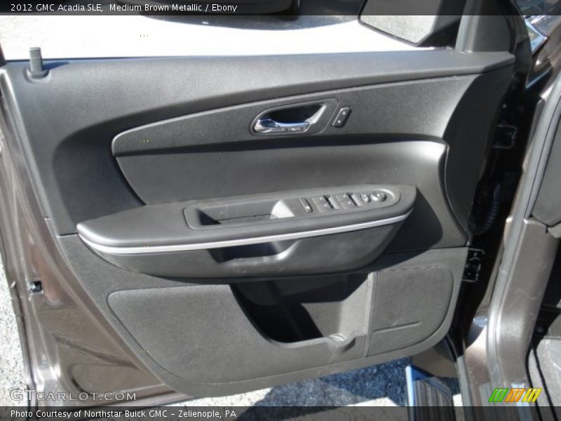 Medium Brown Metallic / Ebony 2012 GMC Acadia SLE