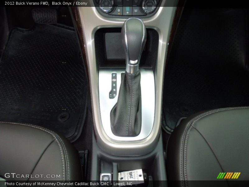 Black Onyx / Ebony 2012 Buick Verano FWD