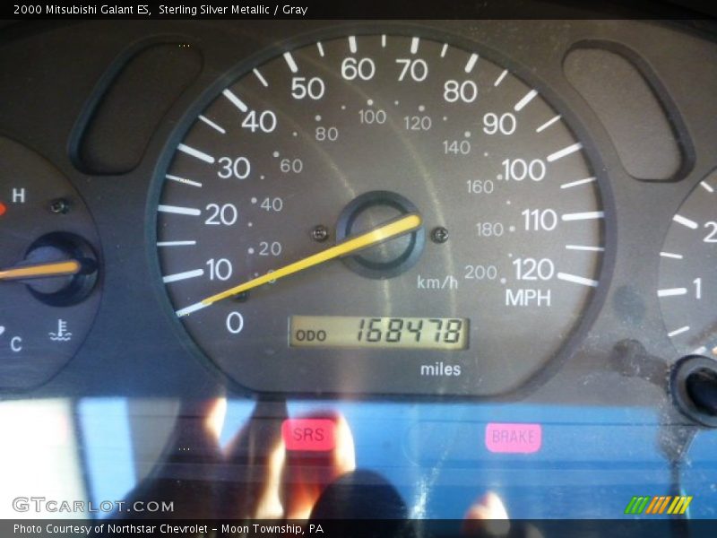Sterling Silver Metallic / Gray 2000 Mitsubishi Galant ES