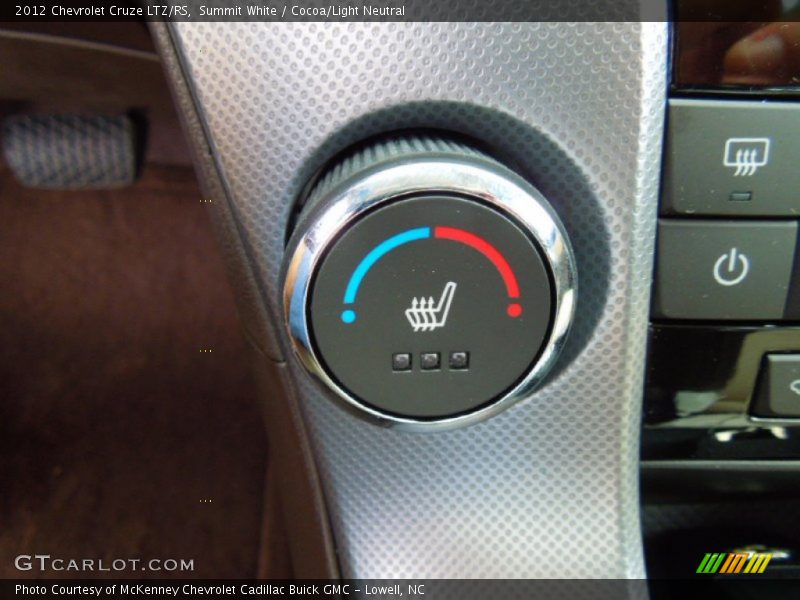 Summit White / Cocoa/Light Neutral 2012 Chevrolet Cruze LTZ/RS