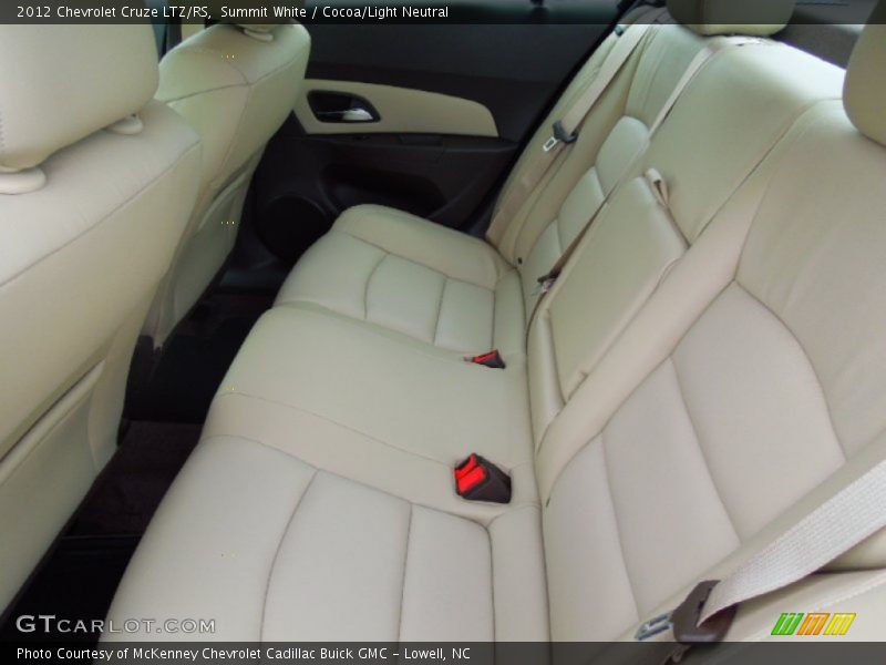 Summit White / Cocoa/Light Neutral 2012 Chevrolet Cruze LTZ/RS