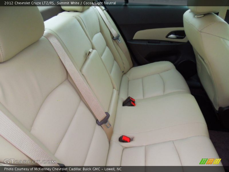 Summit White / Cocoa/Light Neutral 2012 Chevrolet Cruze LTZ/RS