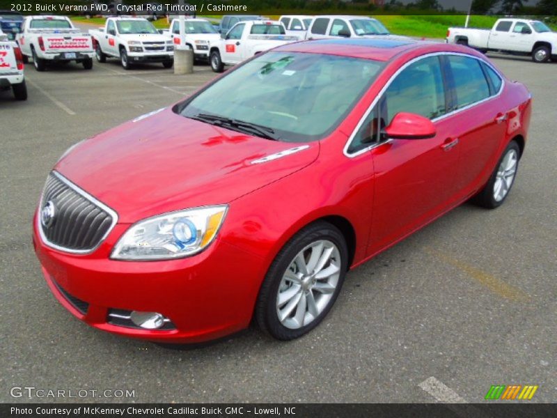 Crystal Red Tintcoat / Cashmere 2012 Buick Verano FWD