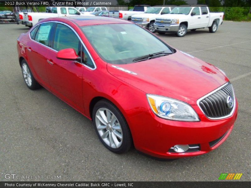 Crystal Red Tintcoat / Cashmere 2012 Buick Verano FWD