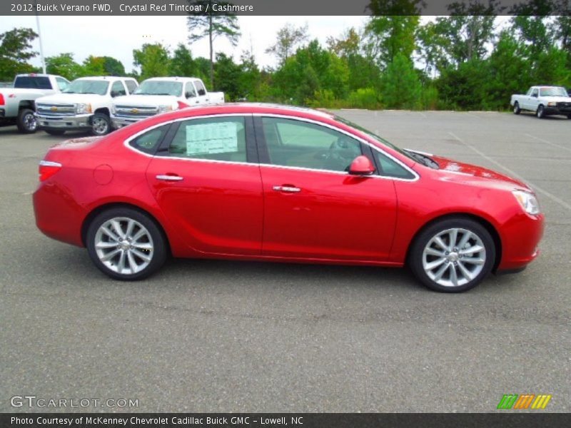 Crystal Red Tintcoat / Cashmere 2012 Buick Verano FWD