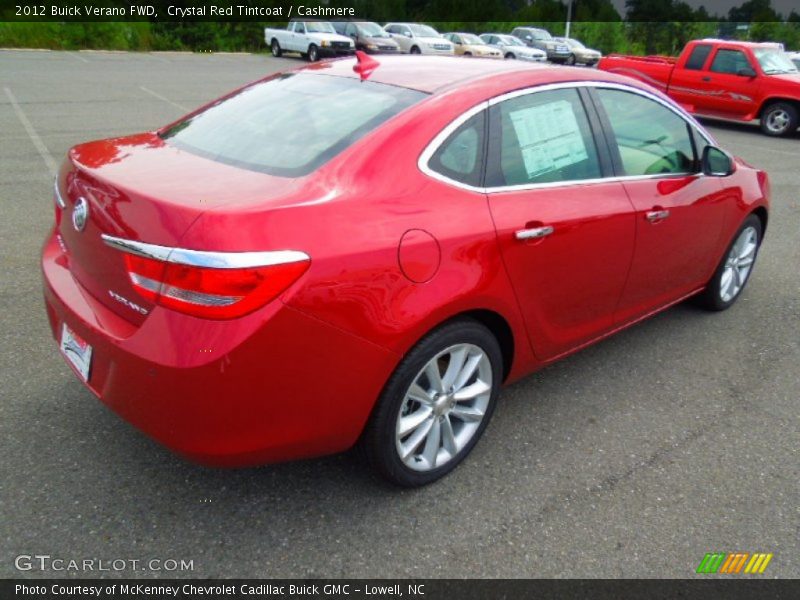 Crystal Red Tintcoat / Cashmere 2012 Buick Verano FWD