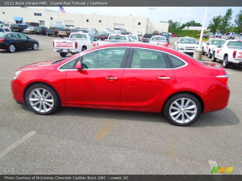 Crystal Red Tintcoat / Cashmere 2012 Buick Verano FWD