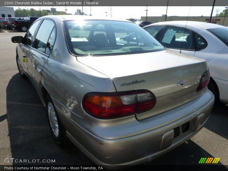 Sandrift Metallic / Neutral 2000 Chevrolet Malibu Sedan