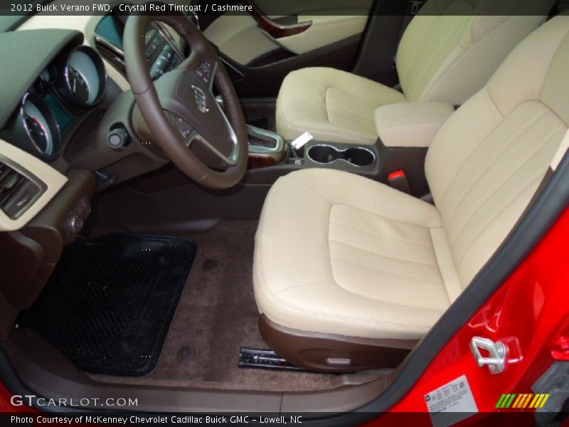 Crystal Red Tintcoat / Cashmere 2012 Buick Verano FWD