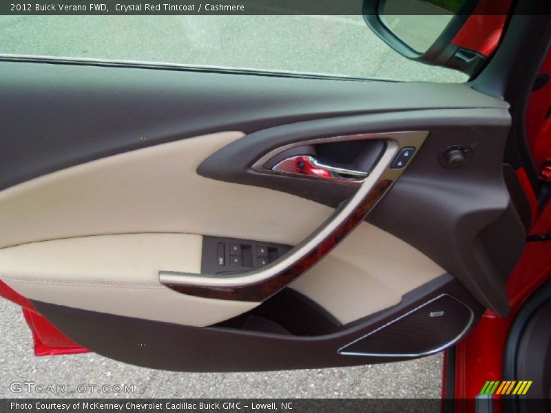 Crystal Red Tintcoat / Cashmere 2012 Buick Verano FWD