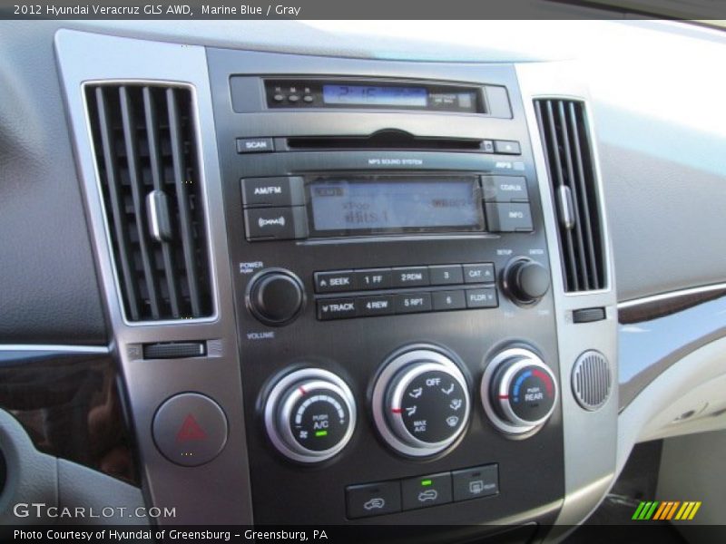 Marine Blue / Gray 2012 Hyundai Veracruz GLS AWD