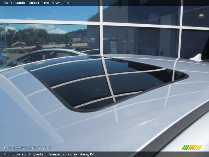 Silver / Black 2013 Hyundai Elantra Limited