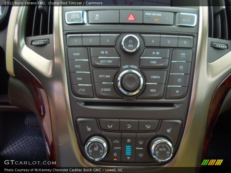 Crystal Red Tintcoat / Cashmere 2012 Buick Verano FWD