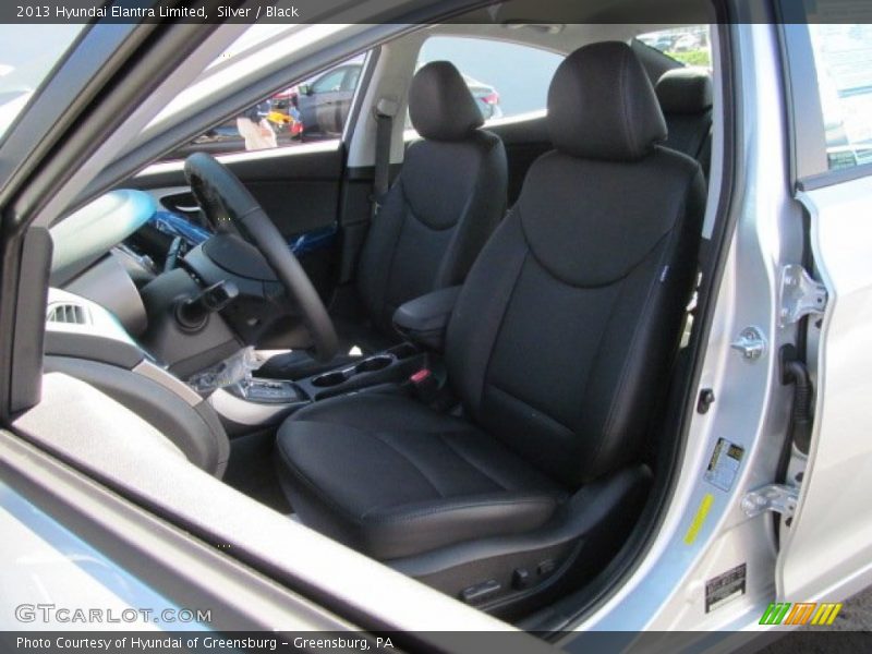 Silver / Black 2013 Hyundai Elantra Limited