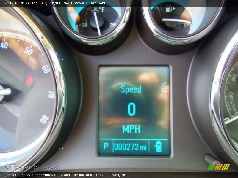 Crystal Red Tintcoat / Cashmere 2012 Buick Verano FWD