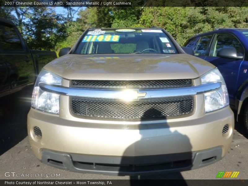 Sandstone Metallic / Light Cashmere 2007 Chevrolet Equinox LS AWD