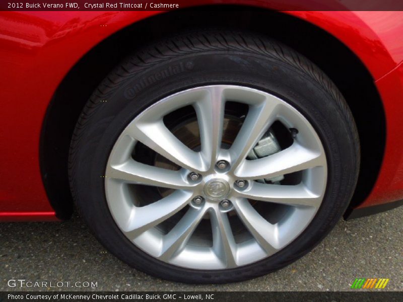 Crystal Red Tintcoat / Cashmere 2012 Buick Verano FWD
