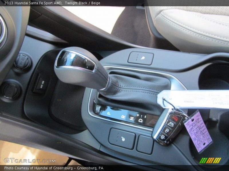 Twilight Black / Beige 2013 Hyundai Santa Fe Sport AWD