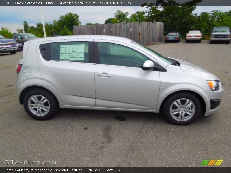 Silver Ice Metallic / Jet Black/Dark Titanium 2012 Chevrolet Sonic LT Hatch
