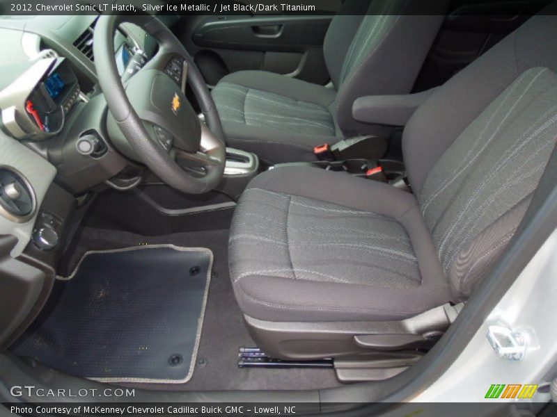 Silver Ice Metallic / Jet Black/Dark Titanium 2012 Chevrolet Sonic LT Hatch