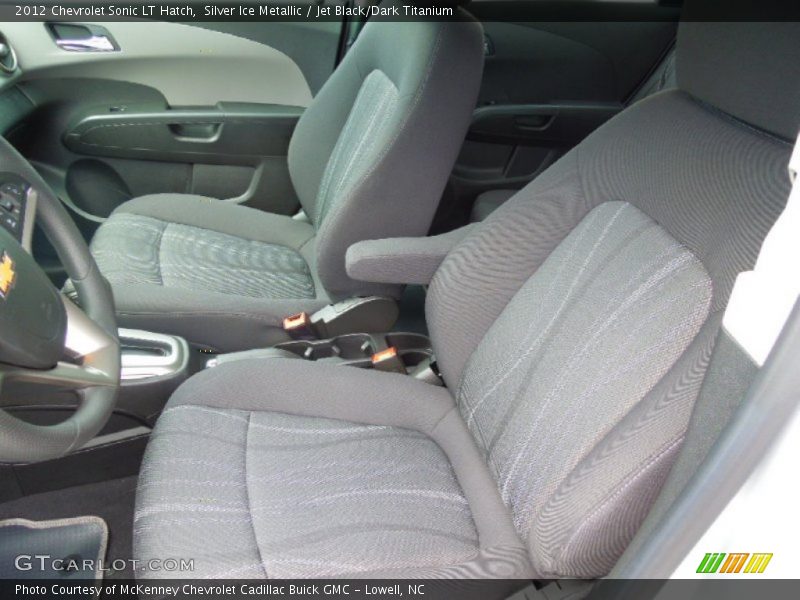 Silver Ice Metallic / Jet Black/Dark Titanium 2012 Chevrolet Sonic LT Hatch
