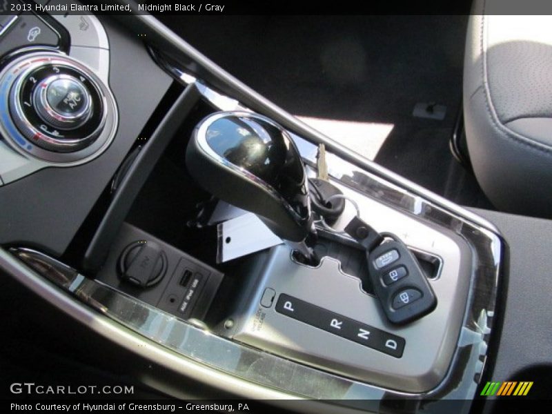 Midnight Black / Gray 2013 Hyundai Elantra Limited