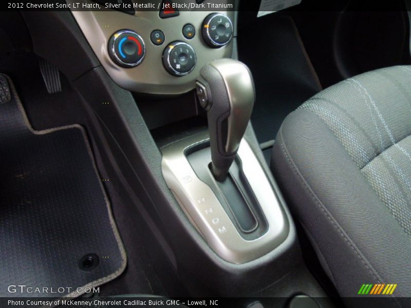 Silver Ice Metallic / Jet Black/Dark Titanium 2012 Chevrolet Sonic LT Hatch