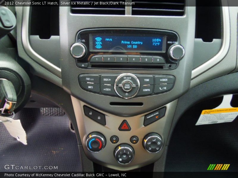 Silver Ice Metallic / Jet Black/Dark Titanium 2012 Chevrolet Sonic LT Hatch