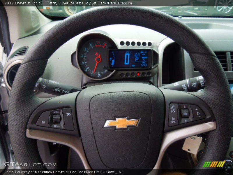 Silver Ice Metallic / Jet Black/Dark Titanium 2012 Chevrolet Sonic LT Hatch
