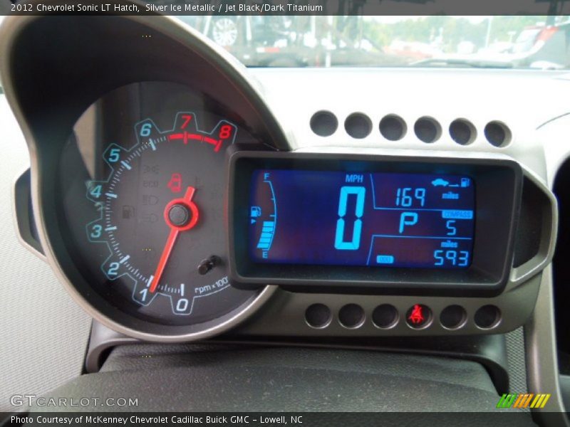 Silver Ice Metallic / Jet Black/Dark Titanium 2012 Chevrolet Sonic LT Hatch