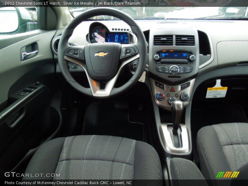Silver Ice Metallic / Jet Black/Dark Titanium 2012 Chevrolet Sonic LT Hatch