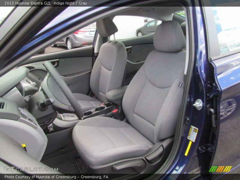 Indigo Night / Gray 2013 Hyundai Elantra GLS