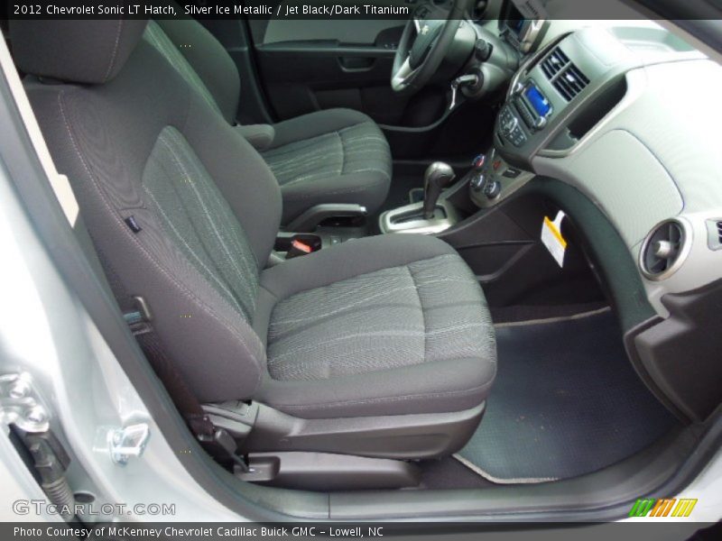 Silver Ice Metallic / Jet Black/Dark Titanium 2012 Chevrolet Sonic LT Hatch