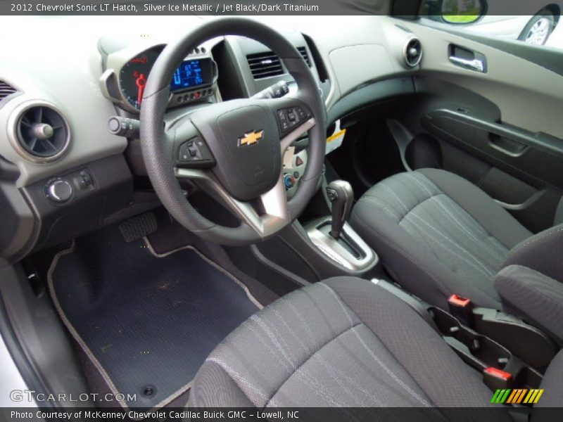 Silver Ice Metallic / Jet Black/Dark Titanium 2012 Chevrolet Sonic LT Hatch